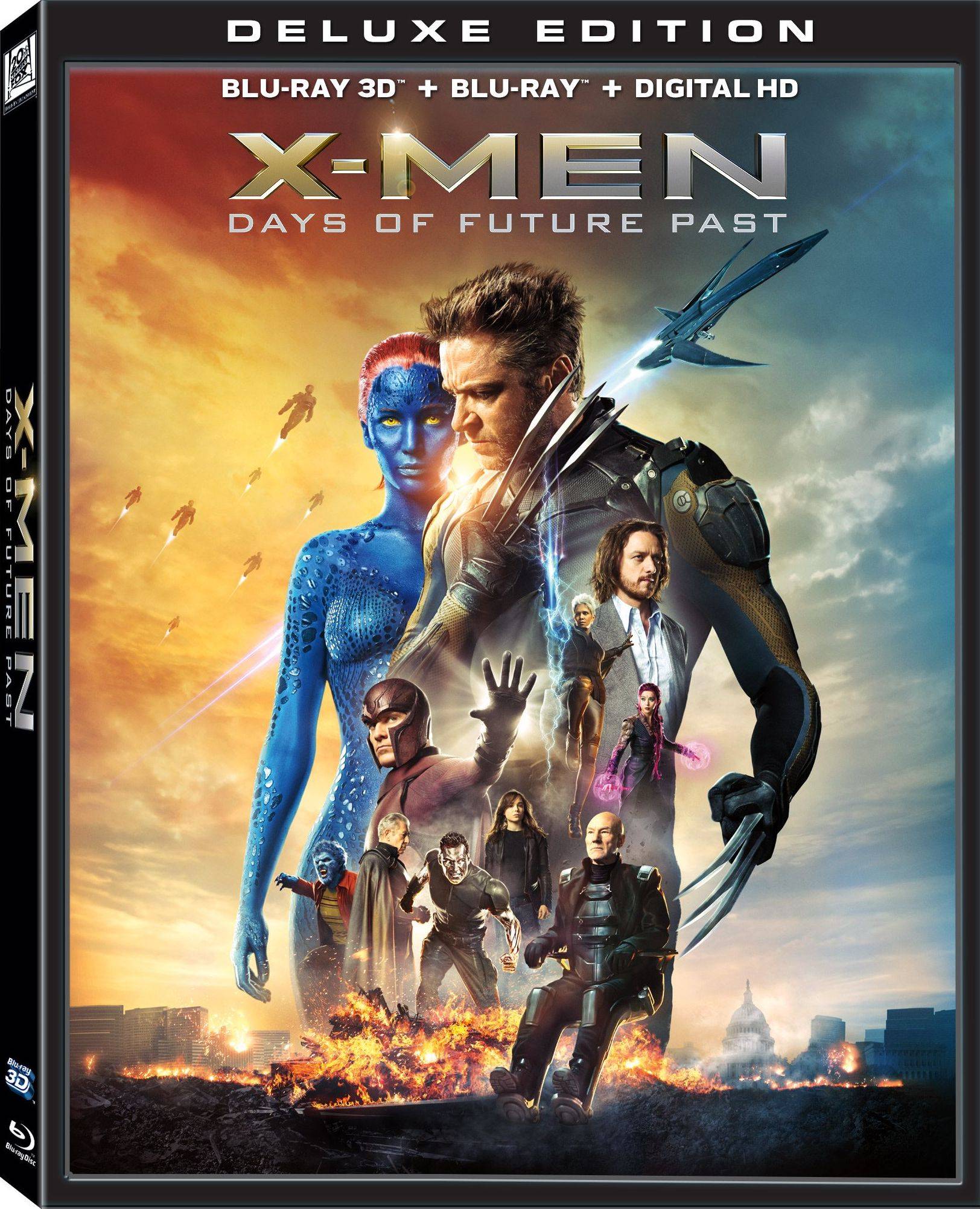 обложка Люди Икс: Дни минувшего будущего / Люди Ікс. Дні минулого майбутнього / X-Men: Days of Future Past (Blu-Ray 3D) Скачать торрент