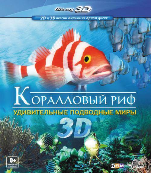 обложка Коралловый риф 3D: Удивительные подводные миры (Blu-Ray 3D) Скачать торрент